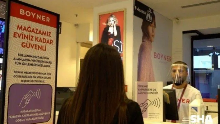 Boyner, 'Temassız Mağazacılık' konseptiyle hizmet vermeye başladı