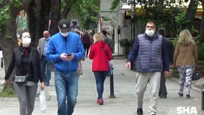 Havaların ısınmasıyla birlikte vatandaşlar uyarılara rağmen Bağdat Caddesi'ne akın etti