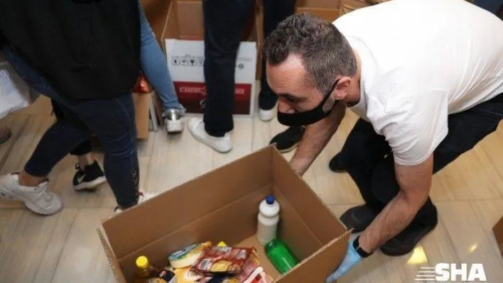 İyiliğe Uçanlar Platformu'ndan 620 aileye Ramazan desteği