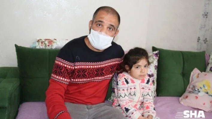 (Özel)Evinin önünde araba çarpan küçük kız korkudan sokağa çıkamıyor