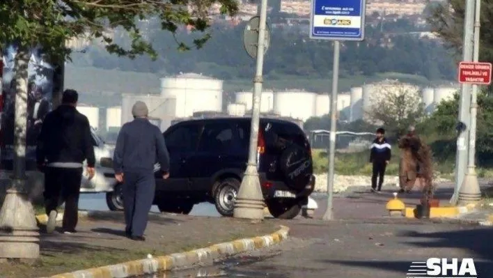 (Özel) Sahilde spor yaptılar, banklara oturup sohbet ettiler