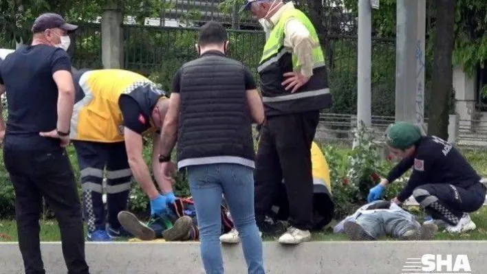 (Özel) Sosyal mesafeye uymayan motosikletli ve arkadaşı ölümden döndü