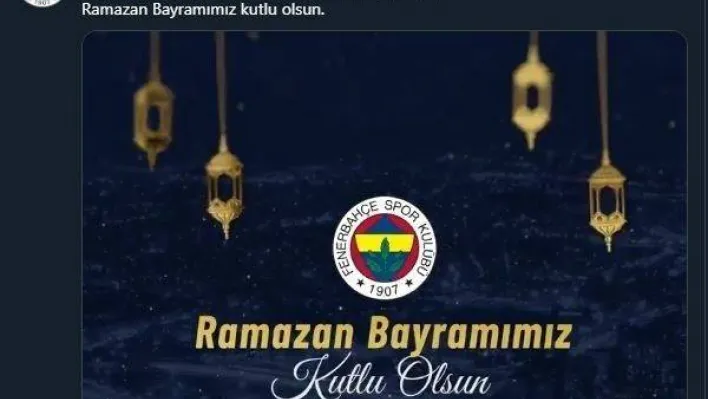 Süper Lig ekiplerinden bayram mesajları