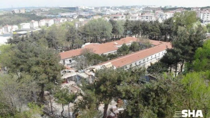 Tarihi Hadımköy Askeri Hastanesi'nde restorasyon çalışmaları devam ediyor