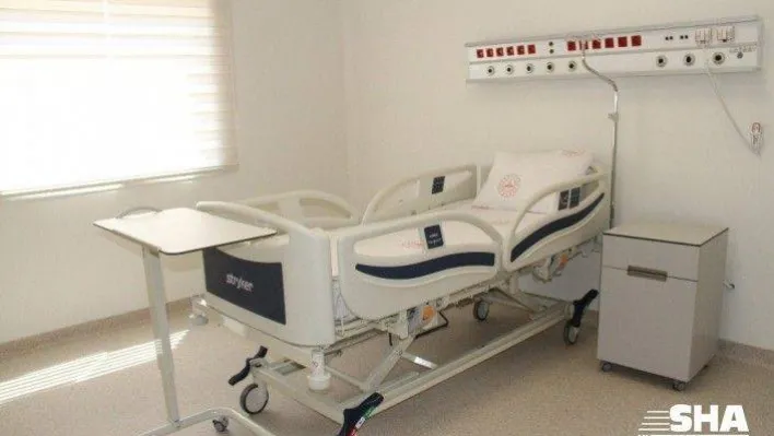 Yeşilköy Pandemi Hastanesi'nin örnek odaları tanıtıldı