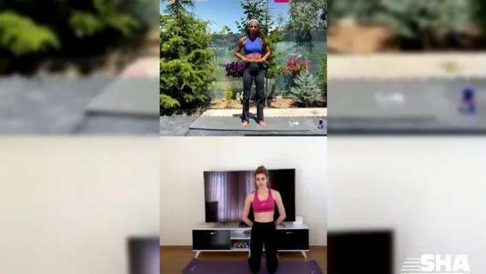 21 Haziran'a özel Hazal Nehir ve Itır Esen'den canlı yayında antrenman