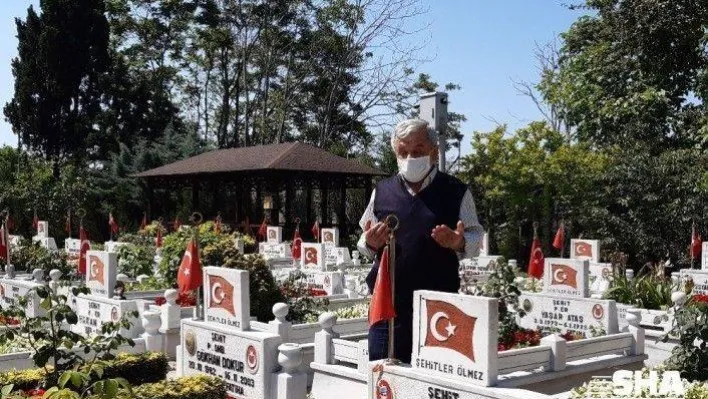 Babalar Günü'nde Edirnekapı Şehitliği'nde hüzün hakimdi