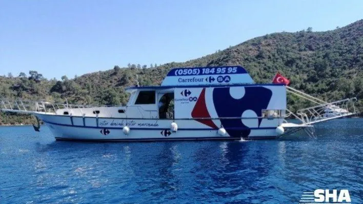 CarrefourSA Mavi, 'Tekneye ne lazımsa' diyerek denize açıldı