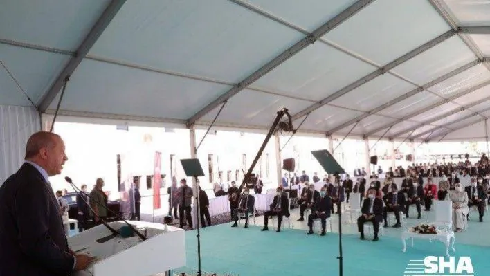 Cumhurbaşkanı Erdoğan: &quotBugün ufka umutla bakıyorsak son 18 yıldaki gayretlerimizin sayesindedir&quot