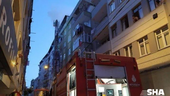 Esenler engelli çocuğu olan 5 kişilik aile yangında ölümden döndü