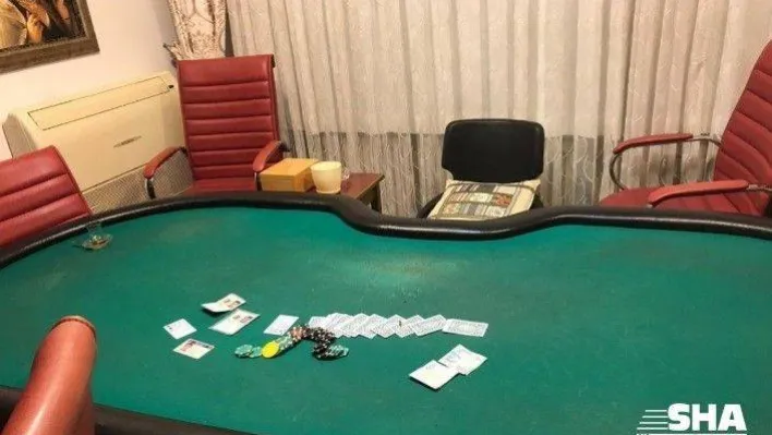 Etiler'de dernek adı altında kumar oynatılan yere polis baskını