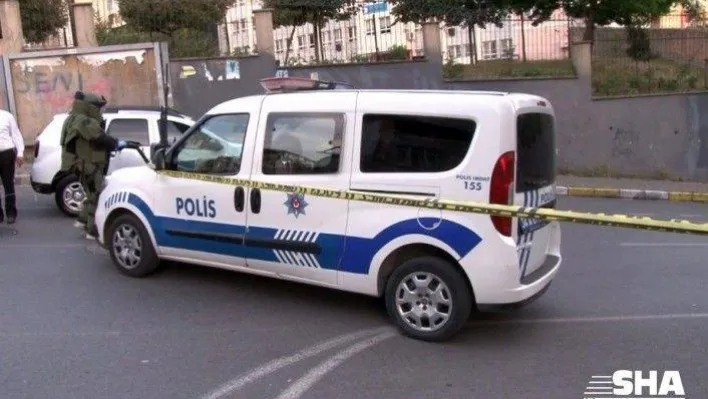 Gaziosmanpaşa'da okul önüne bırakılan şüpheli çanta paniğe neden oldu