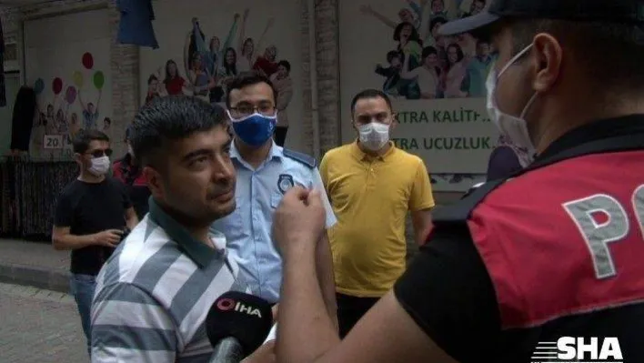 Maske takmayınca ceza yedi, şoke oldu