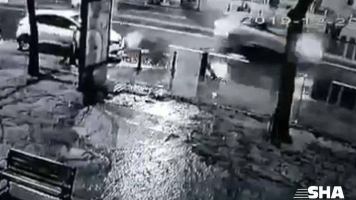 (Özel) İstanbul'da genç reklamcı Aysun Tümok'un öldüğü feci kaza kamerada