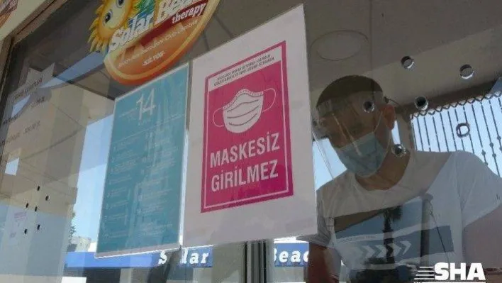 (Özel) Sarıyer'de zabıtalardan plajlarda metre ile sosyal mesafe ölçümü