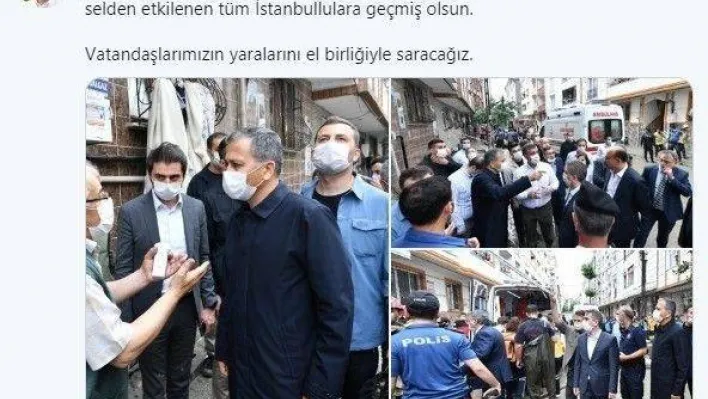 Vali Yerlikaya'dan selden etkilenen vatandaşlara 'geçmiş olsun' mesajı