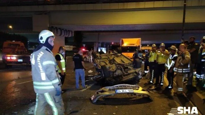 Vatan Caddesi'nde feci trafik kazası: 1'i ağır 3 yaralı
