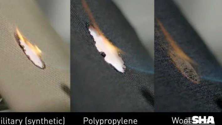 Ateşe karşı en yüksek direnci yünlü kumaşlar sağlıyor