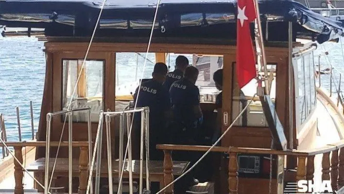 Beşiktaş'da Bir teknenin banyo kısmında erkek cesedi bulundu
