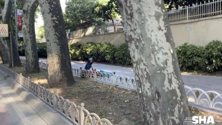 Dolmabahçe'de hareketli dakikalar: Şüpheli kadın gözaltına alındı