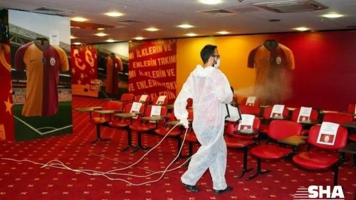 Galatasaray'ın stadı, Göztepe maçı öncesi dezenfekte edildi