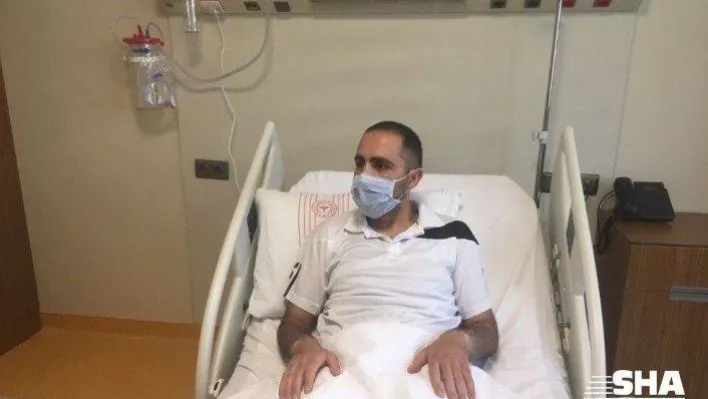 (Özel) Ambulans uçakla Van'dan getirilen hasta, şehir hastanesinde tedavi edildi