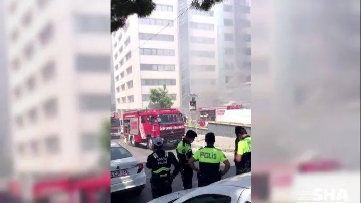 Şişli'de bir iş merkezinde patlama meydana geldi