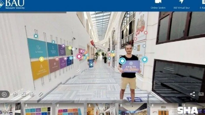 Üniversite adayı öğrencilere 360 derece sanal tur imkanı