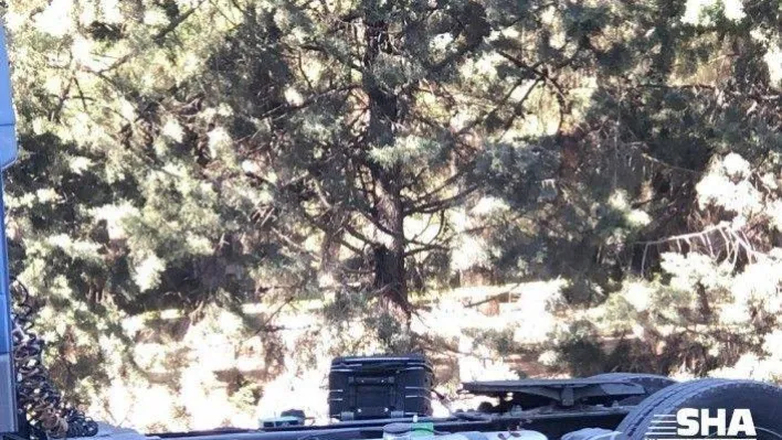 Beylikdüzü'nde yabancı plakalı bir tır üzerinde bulunan ve üzerinde yazılar olan bir bavul polisi harekete geçirdi. Polis ekipleri çevrede önlem alırken tedbir amaçlı bomba imha uzmanı bölgeye çağrıldı.