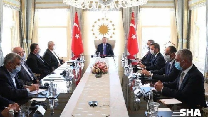 Cumhurbaşkanı Erdoğan, Hamas Siyasi Büro Başkanı'nı kabul etti