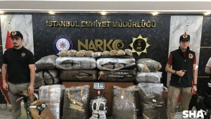 İstanbul'da narkotik operasyonu: 218 kilo uyuşturucu ele geçirildi