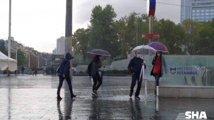 istanbullular güne sağanak yağmurla başladı