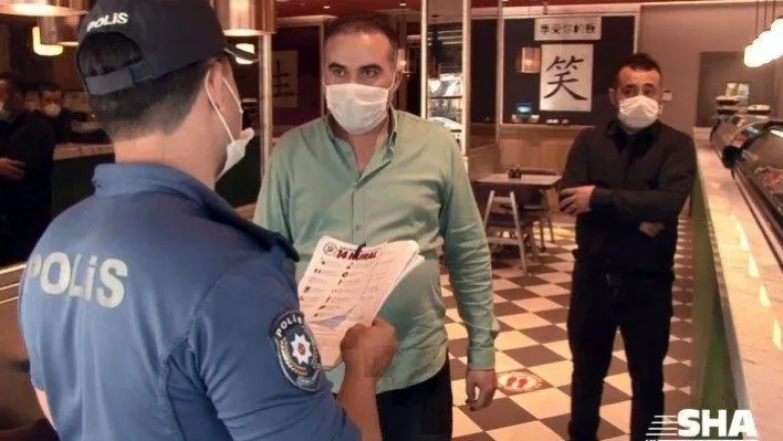 (Özel) Beylikdüzü'nde uyarılara rağmen maskesiz vatandaşlara ceza yağdı