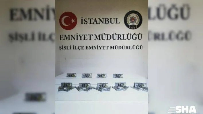 Şişli'deki operasyonda 190 bin sahte dolar ele geçirildi