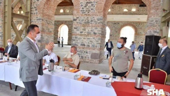 Başkan Yıldız, mahalle muhtarlarıyla &quotTersane İstanbul&quotda bir araya geldi