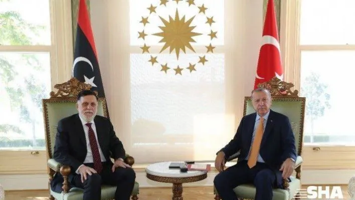 Cumhurbaşkanı Erdoğan, Fayiz Es-Serrac'ı kabul etti