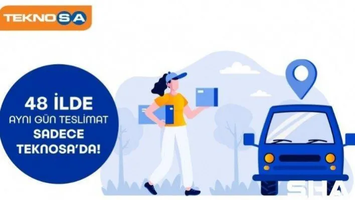 Teknosa hızlı teslimat ağını 48 ile çıkardı