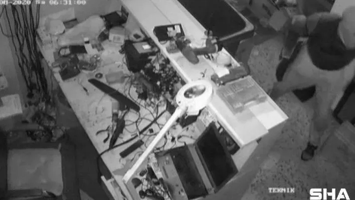 2 dakikada 170 bin TL'lik vurgun kamerada