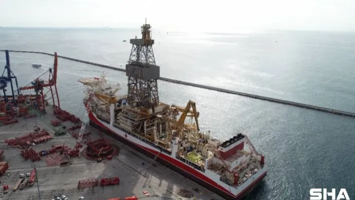 Kanuni sondaj gemisinin platform söküm çalışmaları başladı