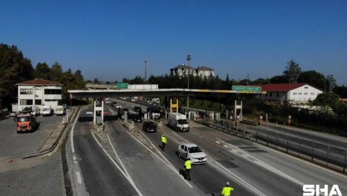 Polisten ticari araçlarda korona virüs denetimi