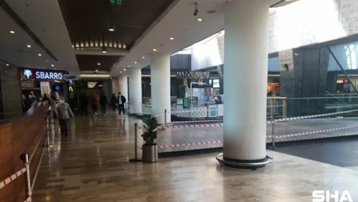 AVM'de yerde yemek yiyenler için tedbir alındı