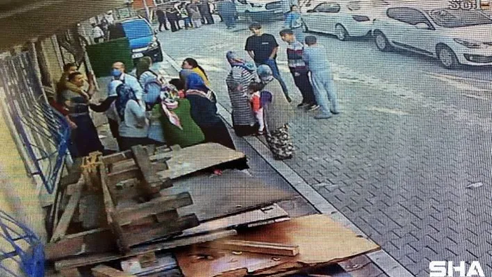 (Özel) Esenyurt'ta baz istasyonu yüzünden tekme tokat kavga