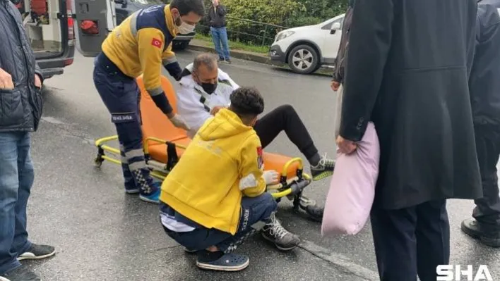 (Özel) Etiler'de spor yapan adam caddede dehşeti yaşadı