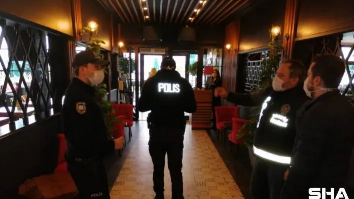Üsküdar'da işletmelere yönelik korona virüs denetimi yapıldı