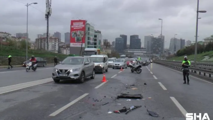 15 Temmuz Şehitler Köprüsü Edirne istikametinde trafik kazası: 3 yaralı