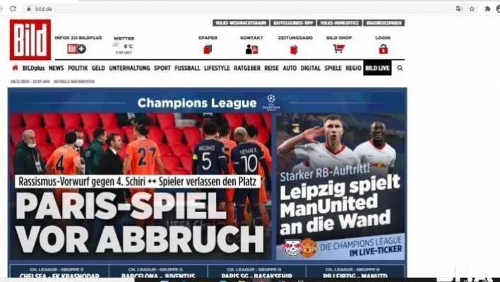 Başakşehir'e yapılan ırkçı saldırı, Avrupa basının gündeminde