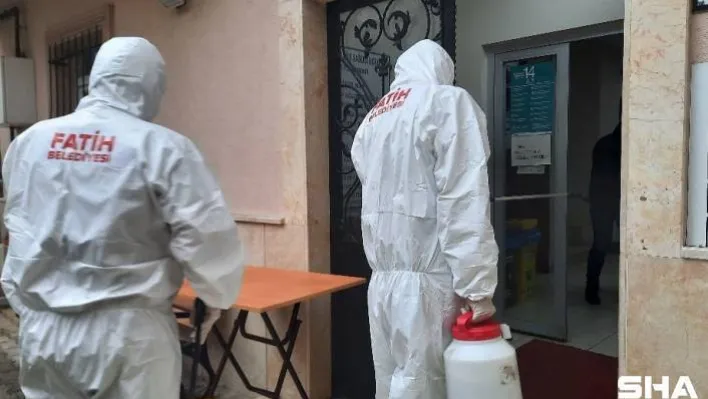 Fatih'te Aile Sağlığı Merkezleri dezenfekte edildi
