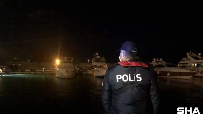 İstanbul Boğazı'nda polisten korona ve yılbaşı denetimi