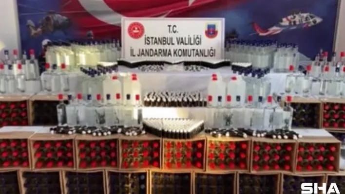 Jandarmadan sahte içki satışı yapan işletmelere operasyon