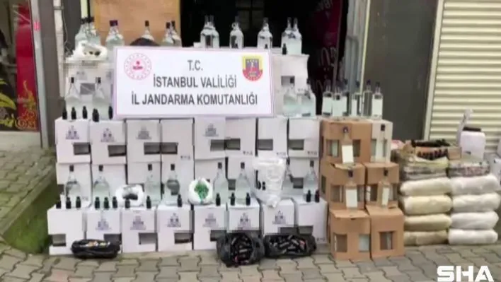 Jandarmadan yılbaşı öncesi sahte içki satışı operasyonu: 1 gözaltı